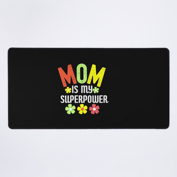 Item preview, Mom is My Superpower Vintage FloralTypography Quote designed and sold by thedazzlingmonk.