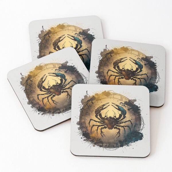 Item preview, Steampunk Astrology (Cancer) #4 - Sticker and T-Shirt Design designed and sold by MindAsylum.