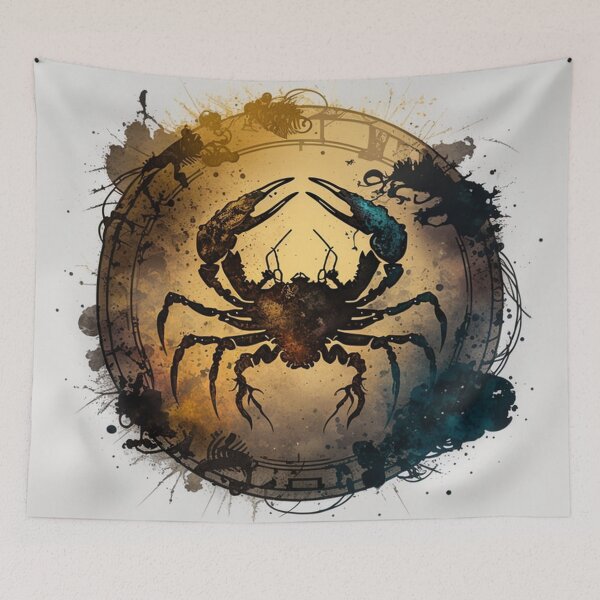 Item preview, Steampunk Astrology (Cancer) #4 - Sticker and T-Shirt Design designed and sold by MindAsylum.