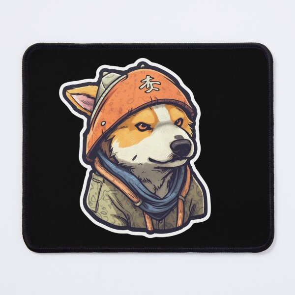 Item preview, Japanese Ninja Shiba Inu Cute Dog Kawaii Anime designed and sold by c4k5llc.