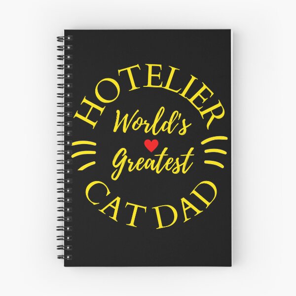 Item preview, Worlds Greatest Hotelier And Cat Dad designed and sold by McThingummy.