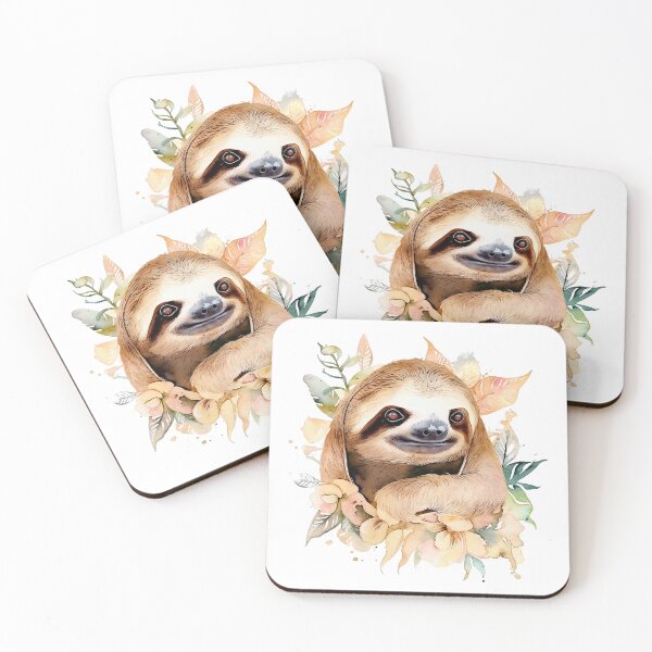 Item preview, "Colorful Sloth Splash" designed and sold by zzz888.