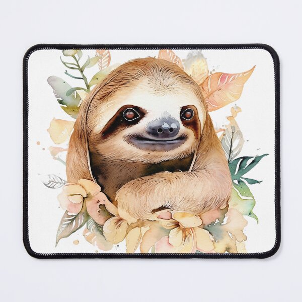 Item preview, "Colorful Sloth Splash" designed and sold by zzz888.