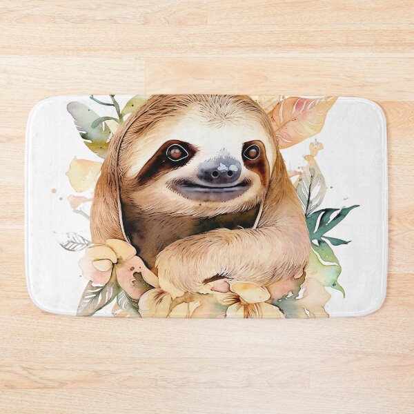 Item preview, "Colorful Sloth Splash" designed and sold by zzz888.