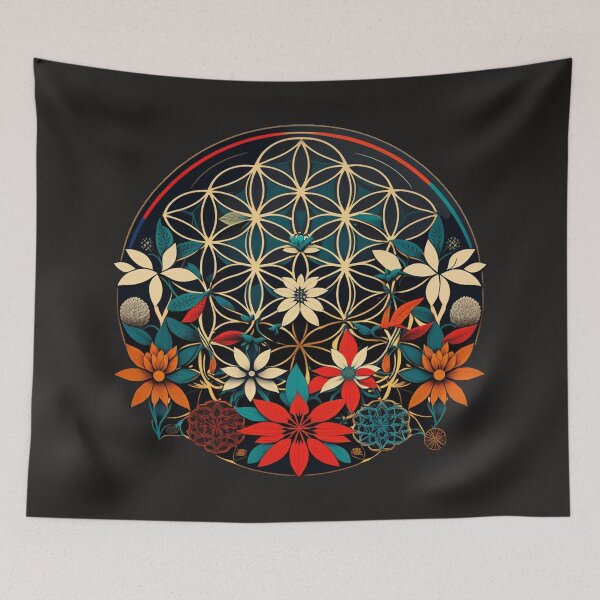 Item preview, Sacred Geometry Flower of Life designed and sold by tatadonets.