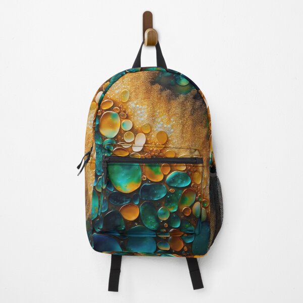 Item preview, Pointillism seaglass golden streams abstract designed and sold by Piotrek0001.
