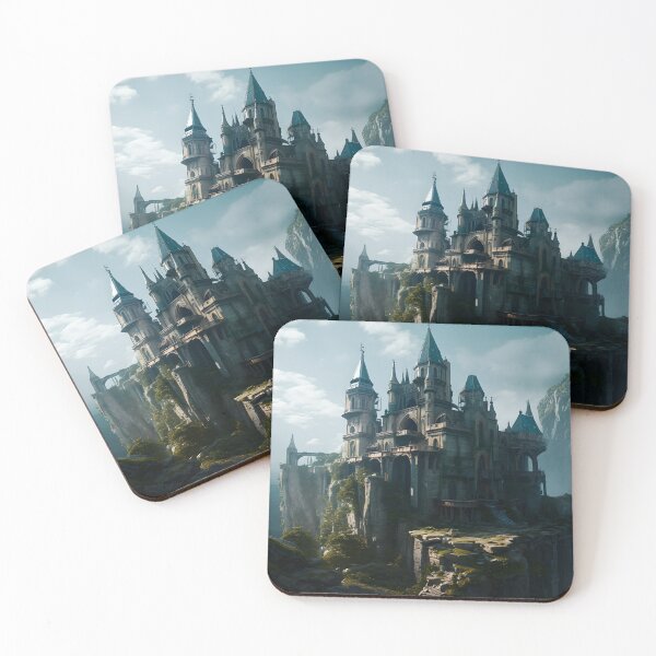 Item preview, Experience the Abandoned Beauty of a Victorian Castle in this Epic Fantasy Artwork designed and sold by CreationP.