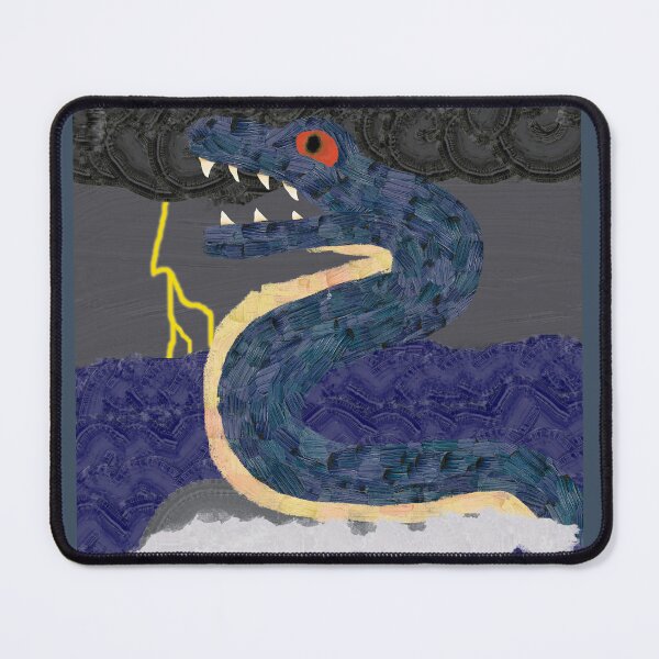 Item preview, Raging Storm of the Sea Serpent designed and sold by RyokoshiCanvas.