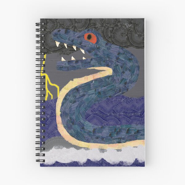 Item preview, Raging Storm of the Sea Serpent designed and sold by RyokoshiCanvas.