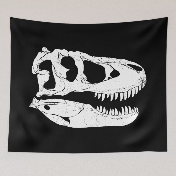 Item preview, Tarbosaurus skull fossil designed and sold by NicGrayGraphic.