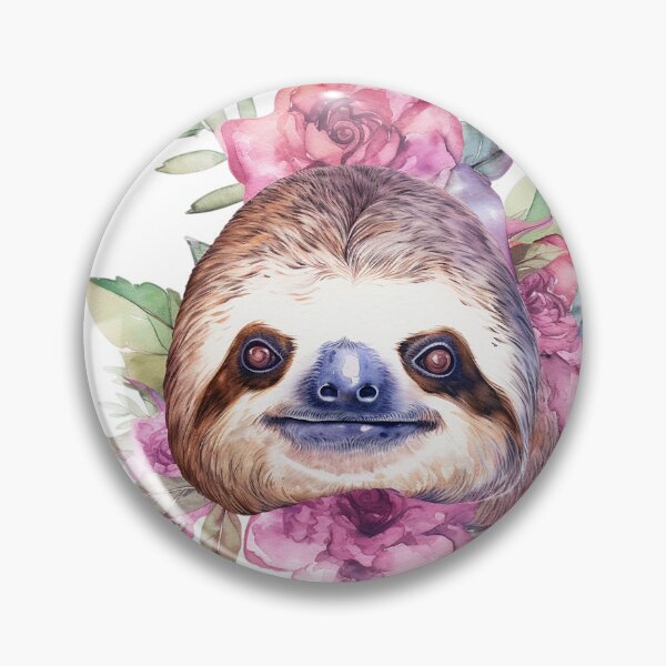 Artikelvorschau, "Gentle Sloth Watercolor" entworfen und verkauft von zzz888.