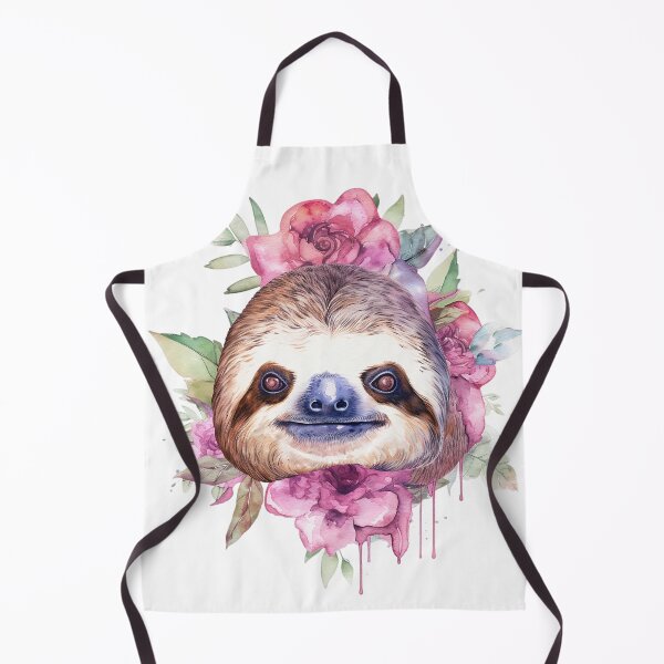 Item preview, "Gentle Sloth Watercolor" designed and sold by zzz888.