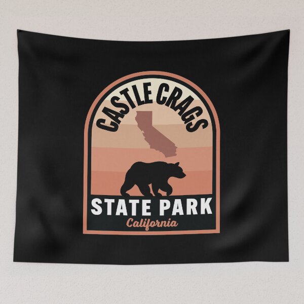 Item preview, Castle Crags State Park CA Bear designed and sold by HalpinDesign.