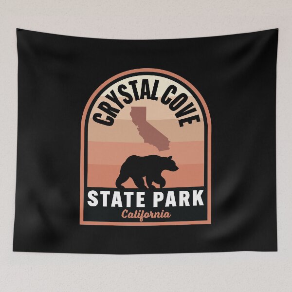 Item preview, Crystal Cove State Park CA Bear designed and sold by HalpinDesign.