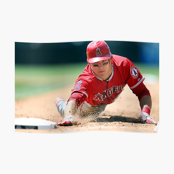  Mike Trout Wall Art Poster or Canvas (Canvas, 30x40): Posters &  Prints