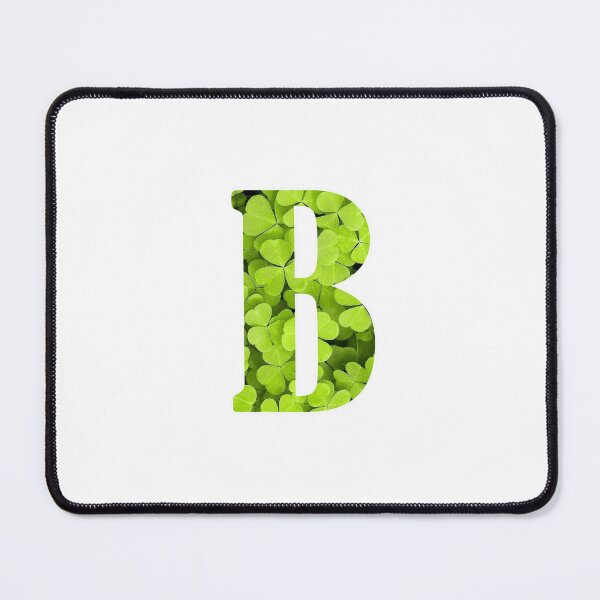 Artikelvorschau, B Botanical Monogram. Detailed CLOVERS Drawing Sticker entworfen und verkauft von Cici-Chan.