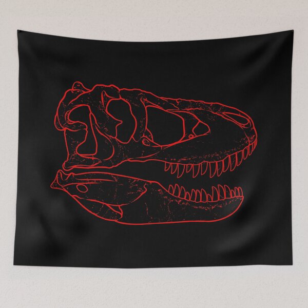 Item preview, Tarbosaurus skull fossil designed and sold by NicGrayGraphic.
