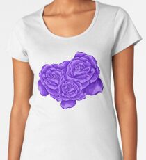 violet roses Women's Premium T-Shirt