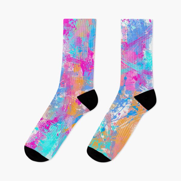 Item preview, Abstract Vibrant Multicolor Brush Strokes and Splatters 5 designed and sold by Cato99.