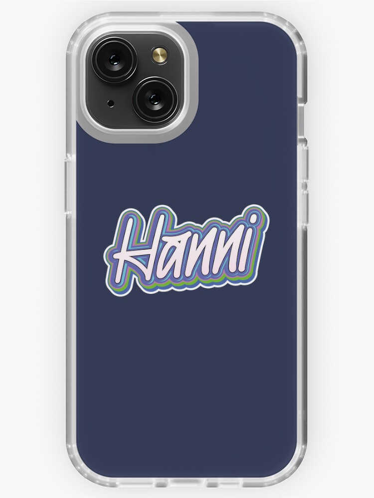 New Jeans Newjeans Hanni name text typography bunnies tokki | Morcaworks |  iPhone Case