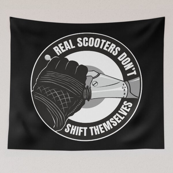 Item preview, Lambretta - Real Scooters Don't Shift Themselves designed and sold by peterpaz.