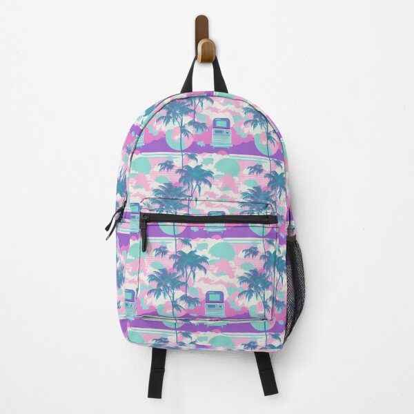 Item preview, Synthwave Tech Pattern in Pink and Blue designed and sold by Fine Prints.