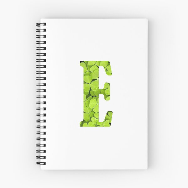 Artikelvorschau, E Botanical Monogram. Detailed CLOVERS Drawing Sticker entworfen und verkauft von Cici-Chan.