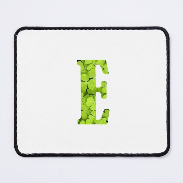 Artikelvorschau, E Botanical Monogram. Detailed CLOVERS Drawing Sticker entworfen und verkauft von Cici-Chan.