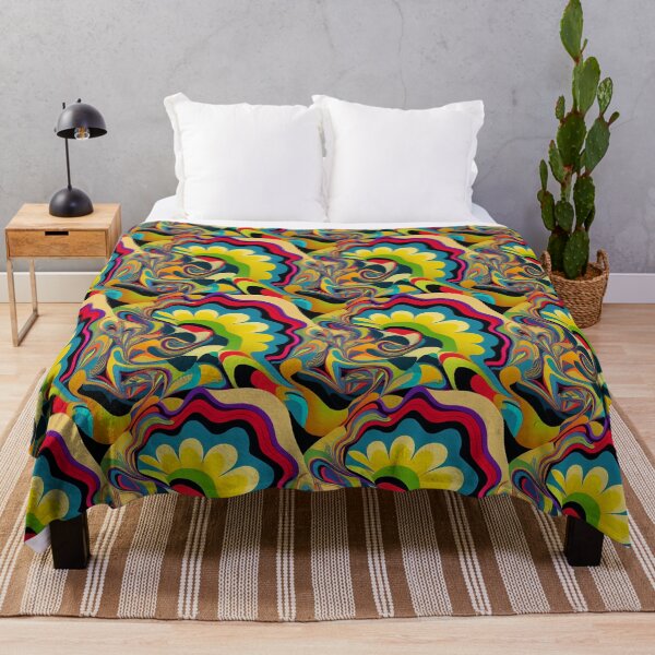 Artikelvorschau, Far Out 60s Style Psychedelic Surface Pattern entworfen und verkauft von Fine Prints.
