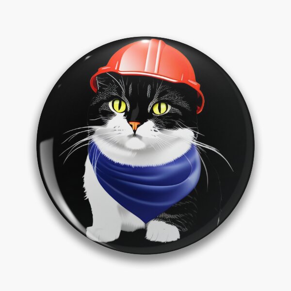 Item preview, Catwithhardhats cat worker designed and sold by Drzamag.
