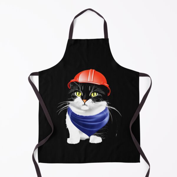 Item preview, Catwithhardhats cat worker designed and sold by Drzamag.
