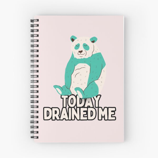 Item preview, Today Drained Me Panda designed and sold by hotttcofffee.