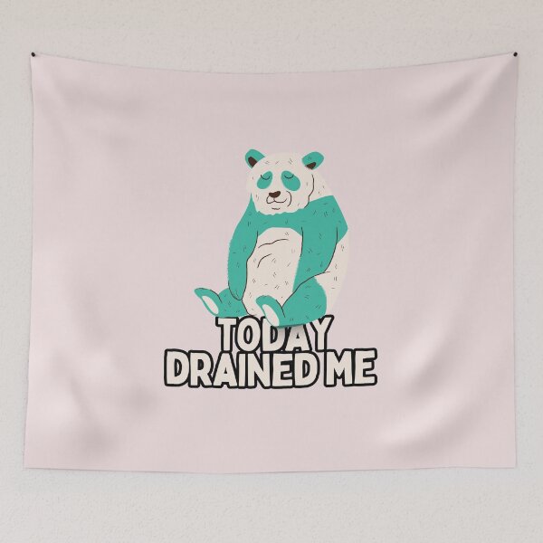 Item preview, Today Drained Me Panda designed and sold by hotttcofffee.