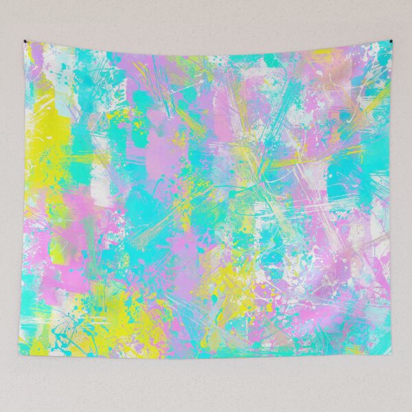 Item preview, Abstract Vibrant Multicolor Brush Strokes and Splatters 6 designed and sold by Cato99.