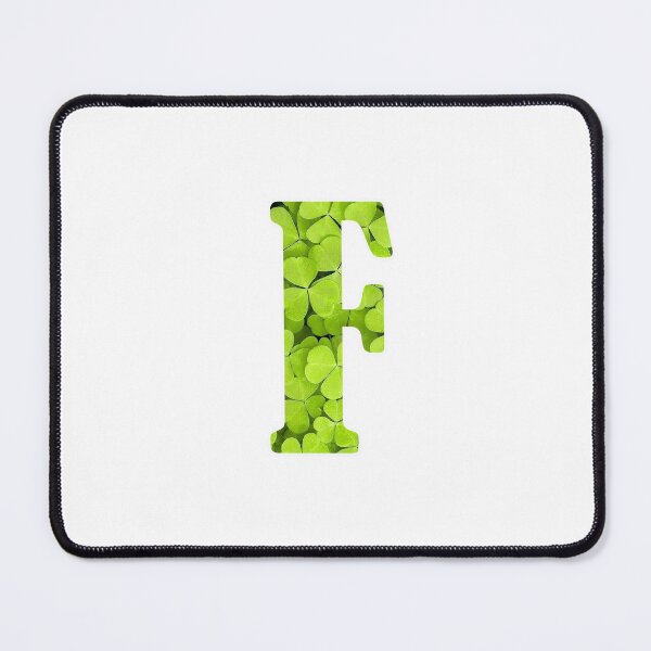 Artikelvorschau, F Botanical Monogram. Detailed CLOVERS Drawing Sticker entworfen und verkauft von Cici-Chan.