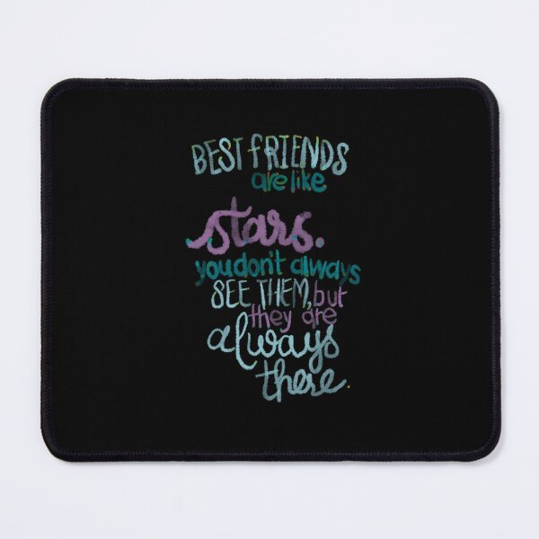 Item preview, Best friends are like stars you don't always see them teal designed and sold by chuckletuckle.