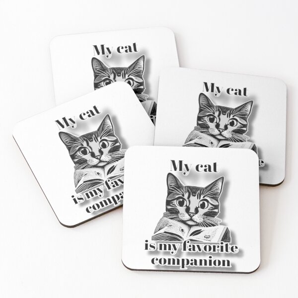 Item preview, My cat is my favorite companion designed and sold by Merelita.