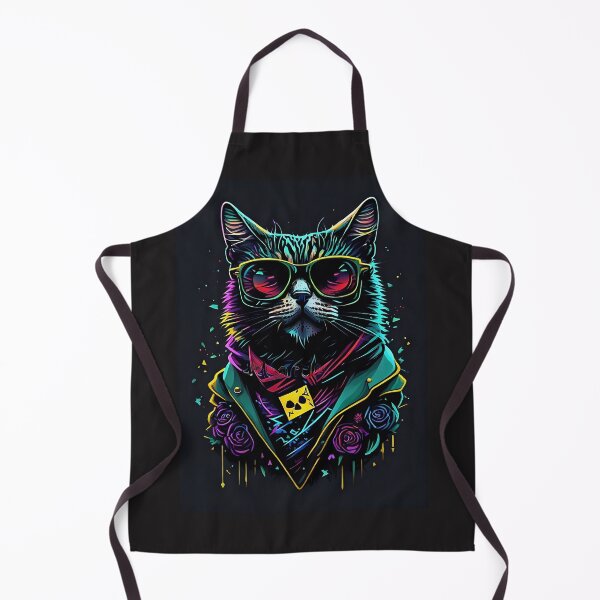 Item preview, A cute and lively punk rock cat. designed and sold by SurrealAnimals.