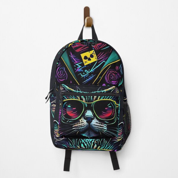 Item preview, A cute and lively punk rock cat. designed and sold by SurrealAnimals.