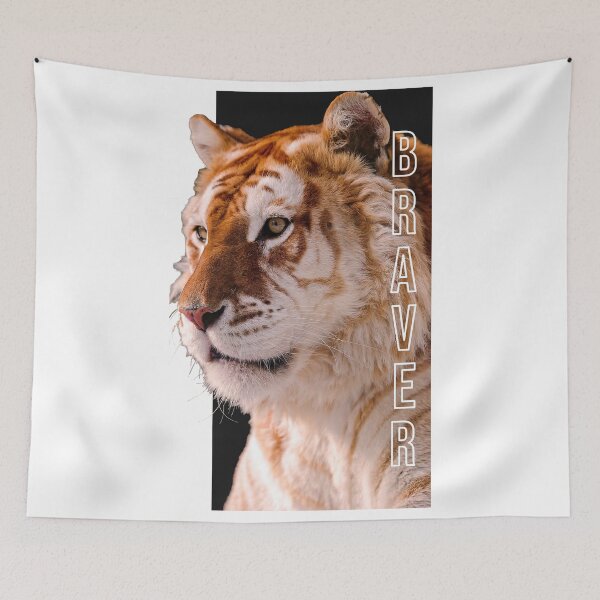 Item preview, Braver Tiger Inside designed and sold by Taengowork09.
