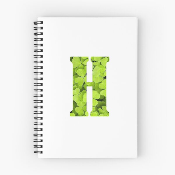 Artikelvorschau, h Botanical Monogram. Detailed CLOVERS Drawing Sticker entworfen und verkauft von Cici-Chan.