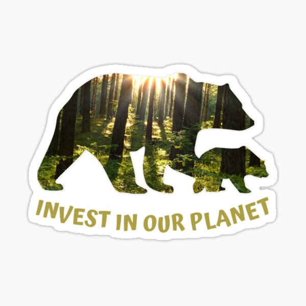 Strawless Bear Sticker for Sale by WashU-GlobeMed