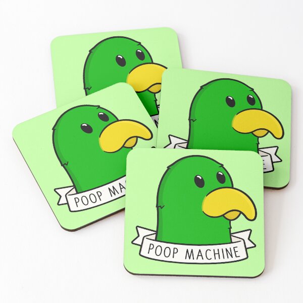 Item preview, Poop Machine - Parrot designed and sold by BaconPancakes21.