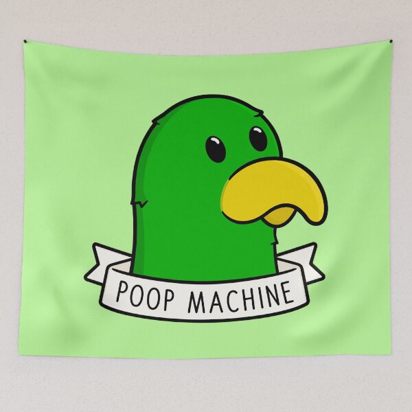 Item preview, Poop Machine - Parrot designed and sold by BaconPancakes21.