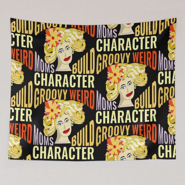 Item preview, Groovy weird moms build character designed and sold by CottagePop.