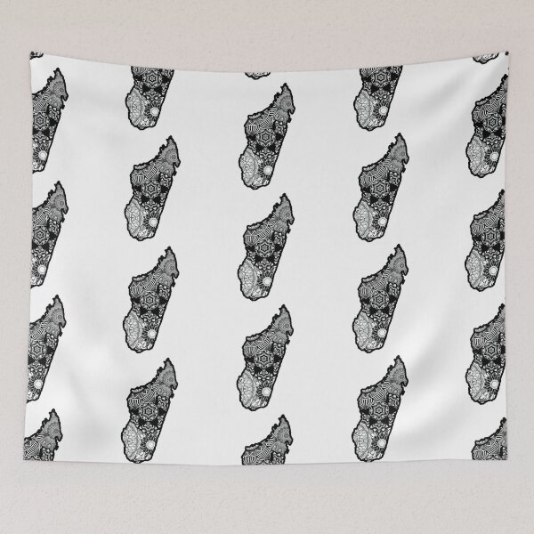Item preview, Map of Madagascar designed and sold by KatsCanvas.