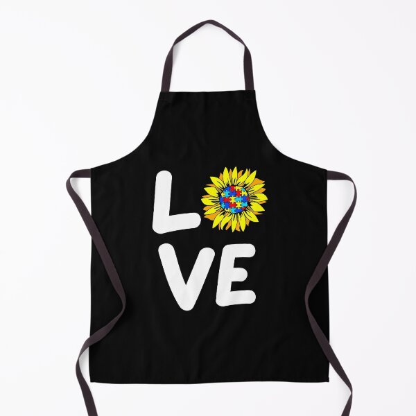 Item preview, Autism Sunflower Puzzle Love Support Awareness designed and sold by WanderTravels.