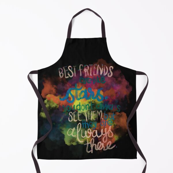 Item preview, Best friends are like stars blue rainbow designed and sold by chuckletuckle.