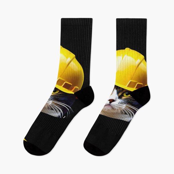 Item preview, Catwithhardhats cat worker designed and sold by Drzamag.