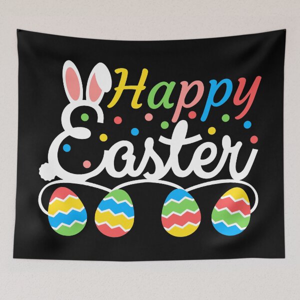 Item preview, Happy Easter Bunny Egg designed and sold by BlackSnowShop.